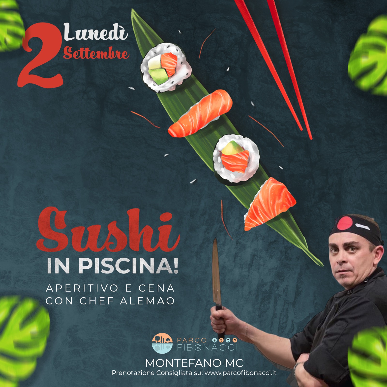 SUSHI IN PISCINA