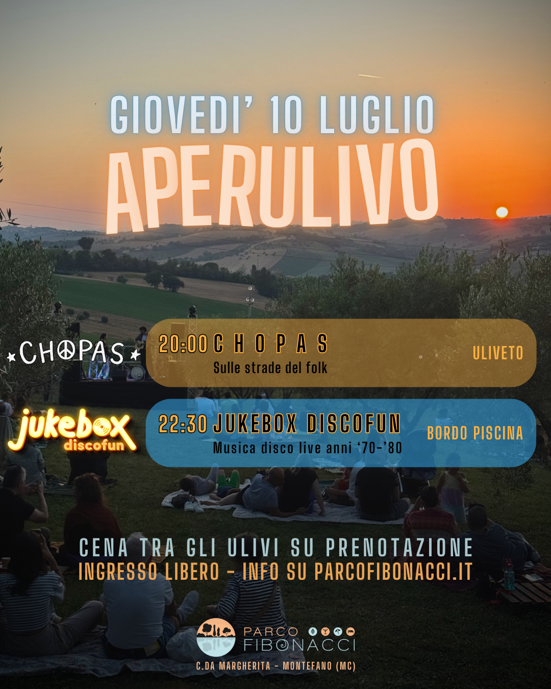 Aperulivo - Chopas + Jukebox DiscoFun